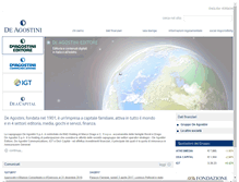 Tablet Screenshot of gruppodeagostini.it